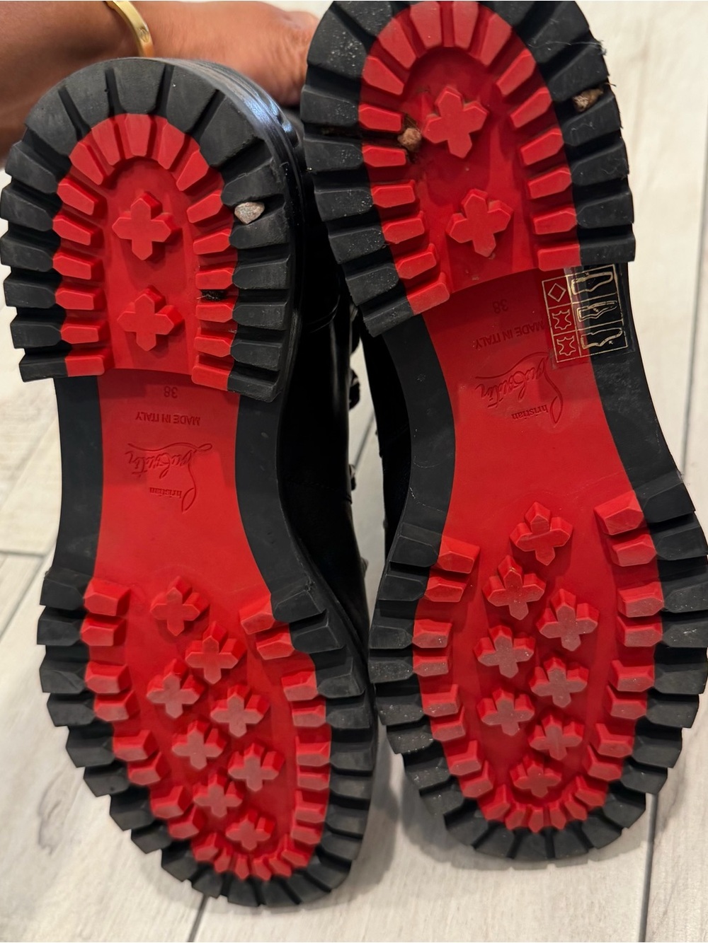 Christian LOUBOUTIN Moto Boots - Picture 8 of 13